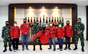 Sinergi dengan Komponen Masyarakat, Pangdam XIITpr Terima Kunjungan DPD Pemuda Batak Bersatu