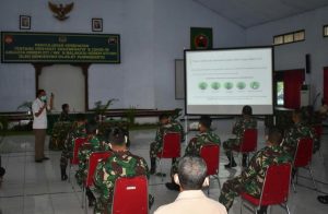 Tingkatkan Sadar Kesehatan, Prajurit Wijayakusuma Disuluh Penyakit Degeneratif dan Pencegahan Covid-19