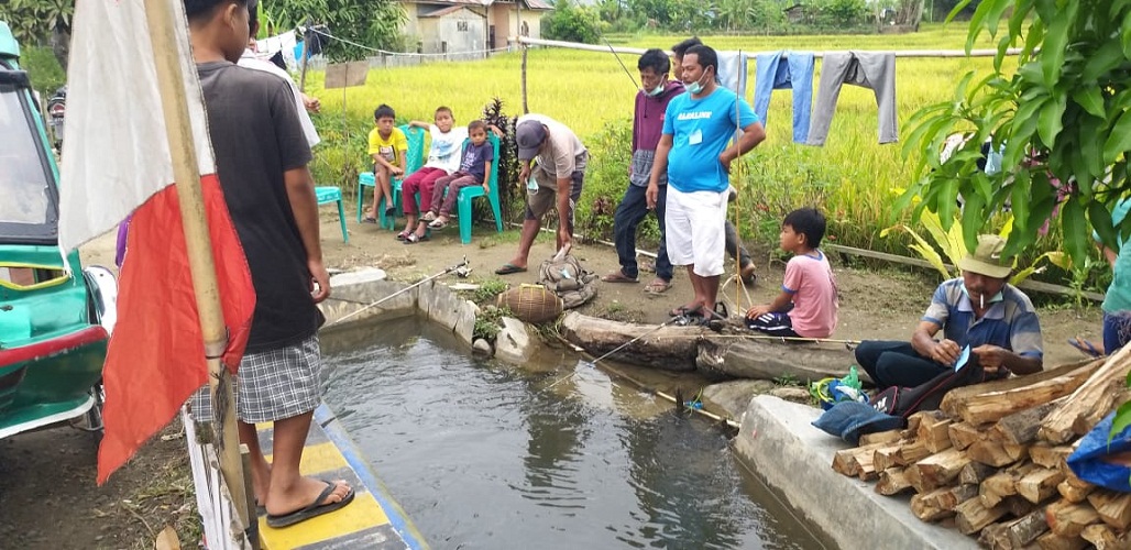 Kapolres Madina dan PJU Polres Madina Beserta Warga Masyarakat Mancing Bersama