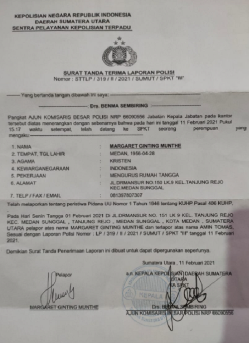 Kedua Belah Pihak Dilarang Melakukan Kegiatan di Sebelah GISI, Diduga Tanah Sengketa