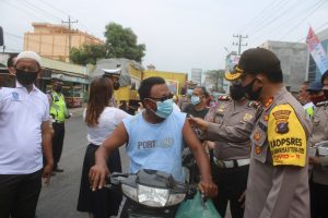 Cegah Penyebaran Covid-19, Kapolres Sergai Pimpin Ops Yustisi