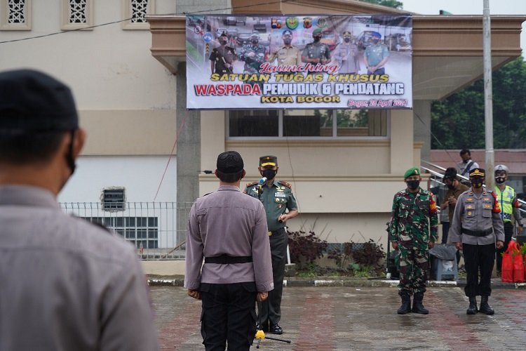 Danrem 061Sk Memimpin Launching Satgasus Waspada Pemudik dan Pendatang