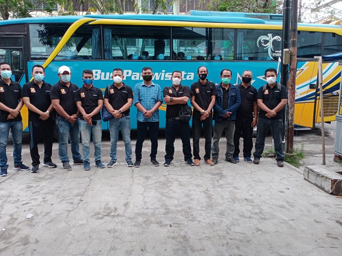 Pewarta Polrestabes Medan Darmawisata ke Bukit Lawang