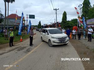 Polda Sumut Putar Balik Ratusan Kendaraan Pada Hari I Operasi Ketupat Toba 2021