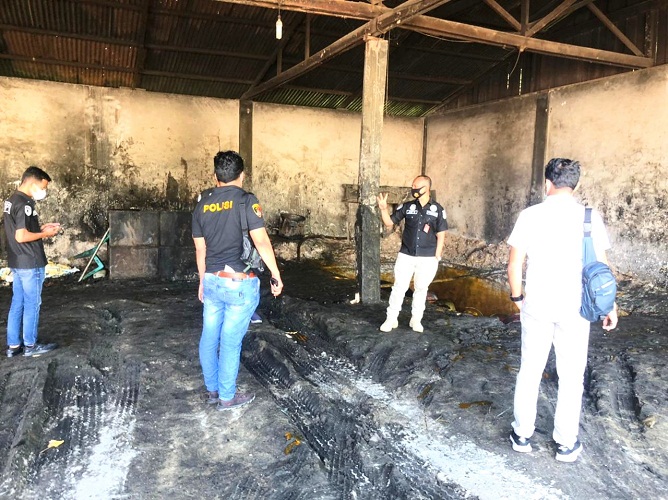 Satreskrim Polres Batu Bara Mengecek dan Periksa Gudang CPO