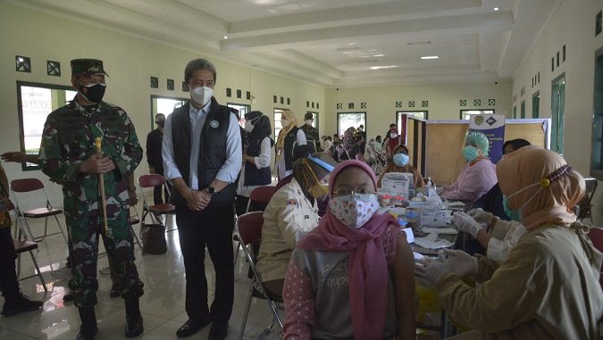 Brigjen Ahmad Fauzi Optimis Target Vaksinasi Wilayah Korem 061/Sk Mencapai Target