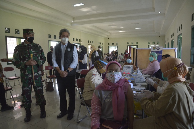 Brigjen Ahmad Fauzi Optimis Target Vaksinasi Wilayah Korem 061/Sk Mencapai Target