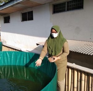 Kepala Ruperdan Ema Puspita Membekali Warga Binaan dengan Budidaya Ikan