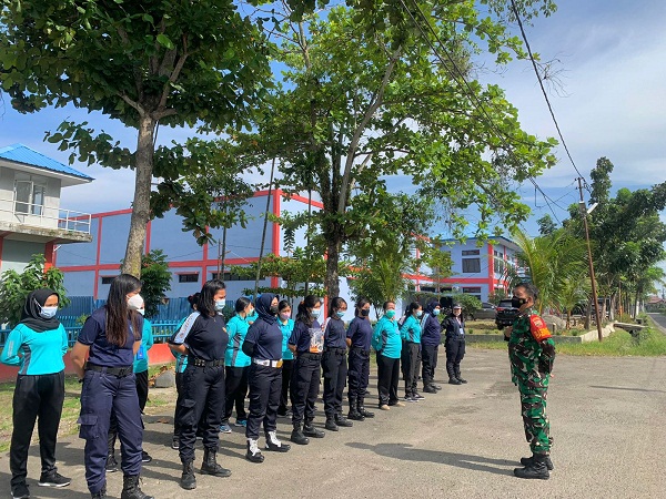 Antisipasi Huru Hara, Rutan Perempuan Kelas II A Medan Kanwil Sumut Menggelar Simulasi