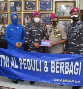 Peringati HUT ke-76 TNI AL, Korps Marinir Gelar Serangkaian Kegiatan Sosial