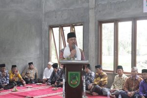 Hadiri Peresmian Masjid Al Falah Kec Kubu, Bupati Rohil: Jaga Kekompakan dan Silaturahmi