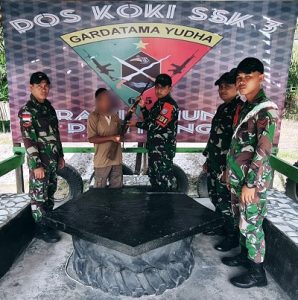 Senjata Api Rakitan Jenis Lantak Diserahkan Seorang Warga kepada Pos Koki SSK 3