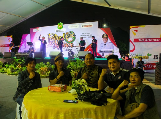 Minor KPJ Medan Vokalis D Not 7 Tampil Enerjik dalam Pembukaan Festival Kuliner 2022 Pemko Medan