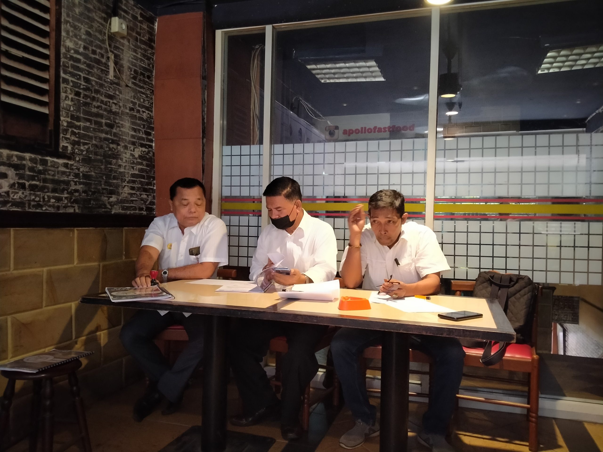 Detik-detik hari Prklamasi DPC SPRI Kota Medan Oleh Ketua, Sekretaris, dan Penasehat, Selasa (16/08/2022), (Foto: BN/AL)