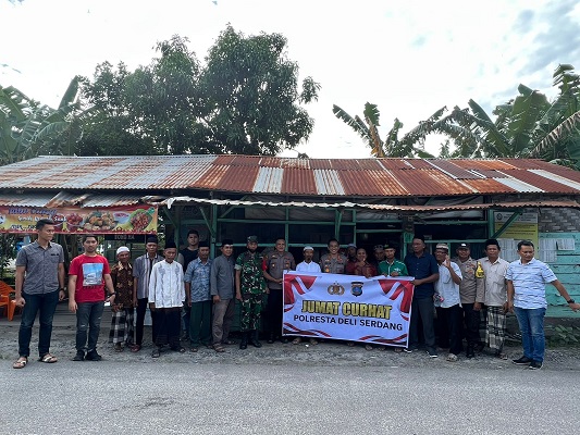 Polresta Deli Serdang Kembali Menggelar Kegiatan Jumat Curhat Beserta Masyarakat