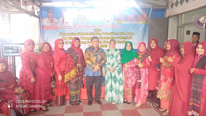 Ketua PM Tabagsel Deli Serdang Hadiri Acara Peresmian Sekretariat dan Pelantikan KSB Desa Tabagsel DS