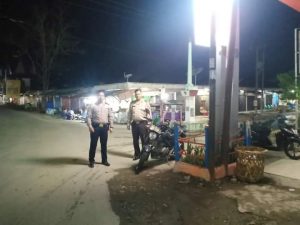 Kegiatan Bluelight Patrol di Kecamatan Lau Baleng oleh Polsek Mardinding, Selasa (19/09/2023), (Foto: SK/AL)