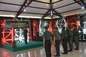 Sejumlah Anggota Kodim 1710/Mimika Terima Kenaikan Pangkat di Periode April Tahun 2024