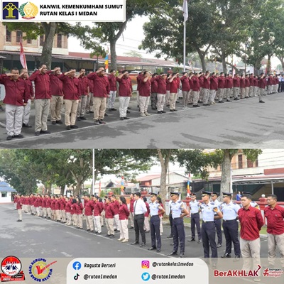 Gelar Apel Pagi, Ka KPR Tetap Semangat dan Solid