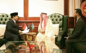 Menhan Prabowo Terima Kunjungan Dubes Arab Saudi, Bahas Penguatan Kolaborasi Pertahanan