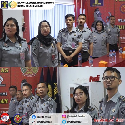 Rutan Kelas I Kota Medan Mengikuti Pembukaan Rangkain Hari Pengayoman Ke-79 Tahun 2024