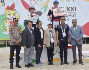 Duet Kakak-Adik Akbar Maulana dan Akbar Kurniawan dari DKI Jakarta Cemerlang di Cabor Berkuda