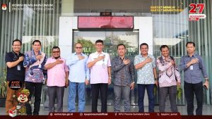 KPU Provinsi Sumut Menggelar Audensi Bersama BNN Provinsi Sumut