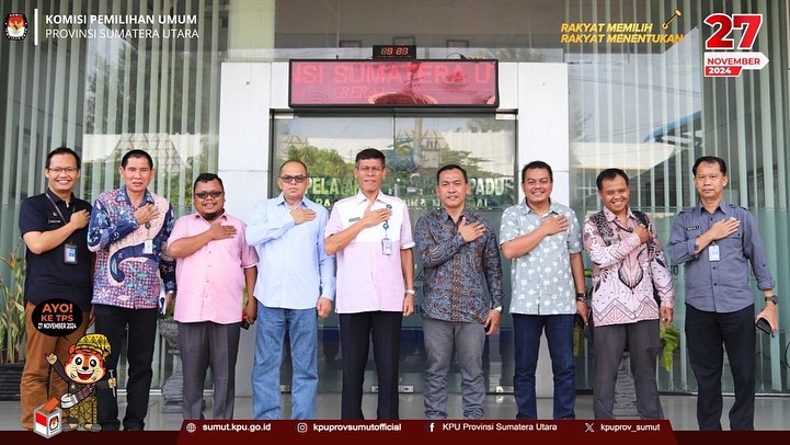 KPU Provinsi Sumut Menggelar Audensi Bersama BNN Provinsi Sumut