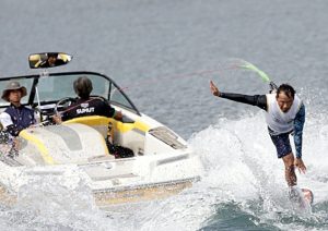 Hari Ke-3 PON di Danau Toba, 57 Peski Air Bersaing di Nomor Wakeboard