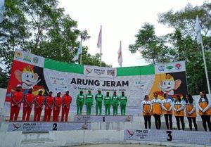 Atlet Arung Jeram Sumut Membawa 2 Medali Emas, 2 Perak dan 1 Perunggu