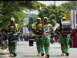 Kontingen Drumband Sumut Membidik 3 Emas dari Nomor LKKB