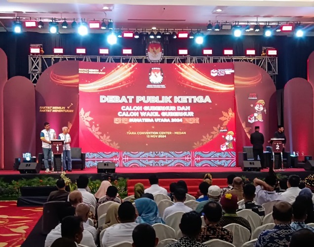 KPU Sumut Gelar Debat Ketiga Pilgubsu Mengangkat Tema Tentang Sinergi Pusat-Daerah