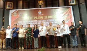 KPU Kota Medan Menyelesaikan Rapat Pleno Terbuka dan Sampaikan Hasil Akhir